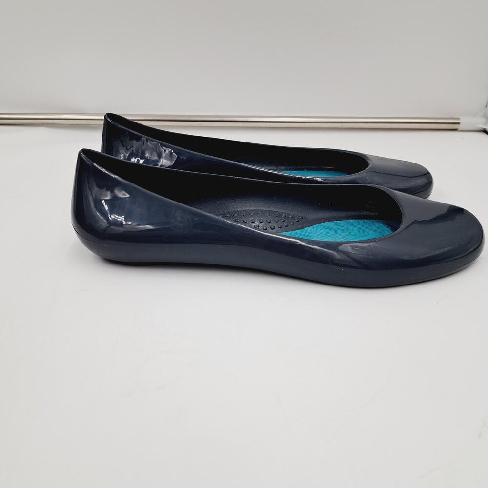 OkaB Taylor Blue Ballet Flat Rubber Arch Support Slip-on shoes 8M EU 38